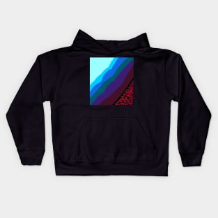 Summer abstract painting Kids Hoodie